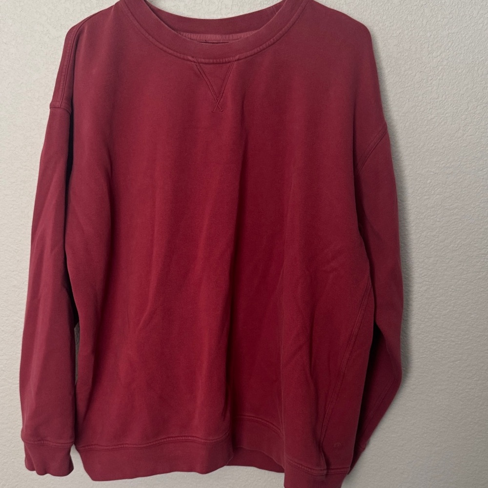 Lululemon All Yours Crew Fleece - Size 14 Mulled Wine - Picture 2 of 4